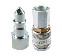 Apollo Slab Tech Pcl 100 Series Female Coupler 1/2" Bsp & 3/8" Bsp Male Air Fitting Female Thread