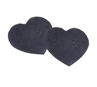 Apollo Slate Heart Placemat Set 2, Multi-Colour, 30x0.5x25