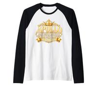 Apollo Some People Have Style Some Have Talent He Has Both Raglan Baseball Tee