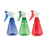 Apollo Sprayer 350mL, Multi-Colour, 21x10x5 | Red Blue or Green, Trigger Sprayer for Cleaning Solution, Gardening, Plants, Water, Hair, Reusable, Adjustable Spray Spout