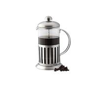 apollo THE HOUSEWARES BRAND Stainless Steel Shock Proof Glass Coffee Plunger/Maker,350 ml, Silver, 20 x 14 x 9 cm