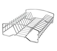 Apollo T6221 Chr Plate Stand 12, Metal, Multi-Colour, 31x8.1x2.2