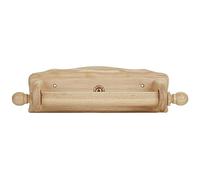 apollo THE HOUSEWARES BRAND Beech Wall Towel Holder for Kitchen, NATURAL