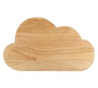 apollo THE HOUSEWARES BRAND Breakfast Board Cloud, Charcuterie Cheese Board, Great Gift Idea, Hevea Wood, Size 30x17cm, Natural