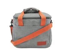 apollo THE HOUSEWARES BRAND Cooler Bag 15L, Insulated Picnic Bag Large Soft Bag for Outdoor, Camping, BBQ, Travel, Keeps Drink Cool for 6 Hours, Grey