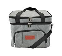 apollo THE HOUSEWARES BRAND Cooler Bag 24L, Insulated Picnic Bag Large Soft Bag for Outdoor, Camping, BBQ, Travel, Keeps Drink Cool for 12 Hours, Grey