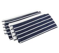 apollo THE HOUSEWARES BRAND Cotton Tea Towels 3pc, Super absorbent, Durable, Hand-made 100% Cotton, Kitchen Pack of 3, Great Gift Idea, Stripes