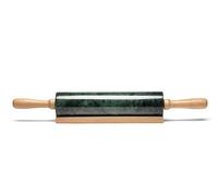apollo THE HOUSEWARES BRAND Green Marble Rolling Pin, Cool Touch