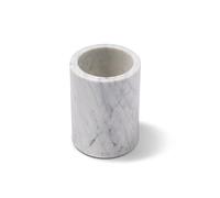 apollo THE HOUSEWARES BRAND Marble Wine Cooler, Keep Champagne & Beverages Cool, for Celebrations, Weddings, or Valentine's Day, Natural Stone Drinkware Bottle Holder and Chiller, 17x11cm, White