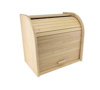 Rubber Wood Bread Bin Double Decker