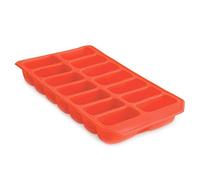 apollo THE HOUSEWARES BRAND Soft Plastic Ice Cube Tray, BPA Free TPR, Reusable 14 Moulds, Flexible, for Parties Drinks Cocktails Frozen Liquids and Baby Food, Easy Release, Rectangle Ice-Maker Tray