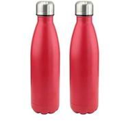 apollo THE HOUSEWARES BRAND SS Flask 500mL Red NL (Pack of 2)