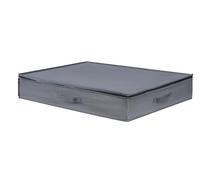 apollo The HOUSEWARES Brand Under Bed Storage, Maximize Space, Declutter Effortlessly, Durable, Stylish, Space-Saving, Size: 75x58x14cm, Grey