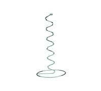 Apollo Toilet roll Holder Chrome, Multi-Colour, 16.8x46.8x16.8 | Bathroom Organiser, Spiral Design, Holds Up to 3 Rolls, No Installation Needed, 17x47cm, Silver