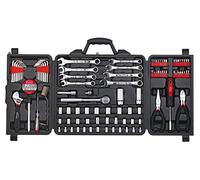 APOLLO Tools 101 Piece Mechanic Tool Set for Roadside Emergencies. SAE and Metric Tool Set for Mechanical Repairs for Boating, RV, Bikes, in Compact Carrying Case - DT0006