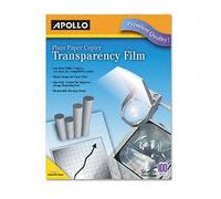 Apollo Transparency Film TRANSFLM,RMVBLSTRP,100/BX (Pack of5)