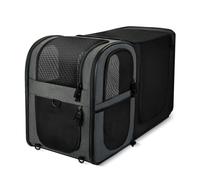 apollo walker Expandable Cat Backpack Dog Backpack Pet Backpacks Pet Carrier for Dogs and Cats Soft Foldable Grey