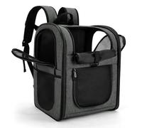 Apollo Walker Pet Carrier Backpack for Large/Small Cats and Dogs, Puppies, Safety Features and Cushion Back Support | for Travel, Hiking, Outdoor Use (Gray)