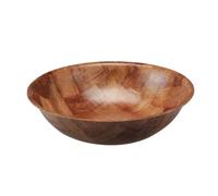 Apollo Wood Woven Serving Bowl Brown (25Cm)