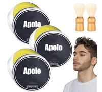 Apolo Cosmetics Para Barba,Estimulante De Barba Apolo,Apolo Balsamo Para Barba,Apolo Crema Para Barba,Estimulante Ultra Potente De Barba Apolo (3Pcs)