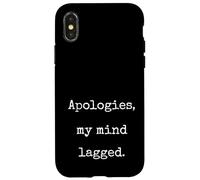 Apologies My Mind Lagged Funny Marcus VR Unhinged Meme Case for iPhone X/XS
