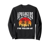 Apologies To The Trees Funny Disc Golf Sweatshirt