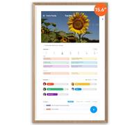 Apolosign 15.6" Smart Digital Family Wall Planner - WiFi Touchscreen Calendar with Chore Chart, Meal Planner & Shopping List - Syncs with Google, iCloud, Outlook - No Subscription Fees