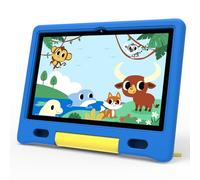 ApoloSign Kids Tablet, 10.1 inch Android 13 Tablet for Kids, 8-hr Battery, Educational Games, Parental Control, Wi-Fi, BT5.0, Pre-Installed Apps, with Case (Blue)