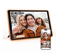 Apolosign Neon Light Digital Picture Frame, 10.1" 1280 * 800 16:10 IPS Touchscreen, Frameo, WIFI, SD Card, LED Auto-Rotate Digital Photo Frame, with 32GB Storage, Share Photos Videos & Calendar Alarm