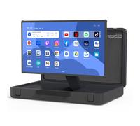 apolosign packgo 27 inch Portable Entertainment System, Compact Suitcase Design, Smart TV, Android OS, 3D Bluetooth Speakers, Built-in 6H Battery, Briefcase Screen, Perfect for