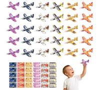 APOMOONS 30 Pack Paper Planes, Foam Glider Planes for Kids Foam Airplane Toys Aeroplane Toys Polystyrene Durable Toy Plane Suitable Glider Flying Gliders Paper Aeroplanes for Kid for Outdoor Sport