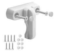 APOMOONS 4Pcs Sash Jammers Window Locks, Extra Security Locks Sash Blocker Jammer for UPVC/PVC Doors Windows, Zinc Cast Alloy Sash Jammer Flush Lock Blocker