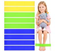 APOMOONS 9 Pack Chair Bands for Kids with Fidgety Feet, Chair Stretch Foot Band Fidget Bands Flexible Seating ADHD Tools Resistance Bands Set for Kids for Classroom Elementary Chairs Desks Gym Yoga