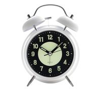 APOMOONS Kids Alarm Clock for Heavy Sleepers with Metal Twin Bell and Large Digits, Adults Loud Battery Retro Wind Up Alarm Clock, Old Fashioned Vintage Clock with Night Light for Bedside Bedroom