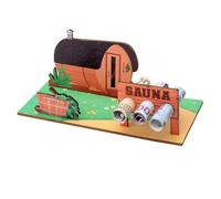 APOMOONS Regalos para sauna Tarjetas de madera 3D Regalos saludables, Decoraciones para sauna Decoraciones saludables Vales para sauna, Mini sauna accessories de sauna como regalos de vacaciones