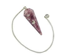 Aport Presents Lepidolite Dowser Lepidolite Pendulum Crystal Dowser Crystal Pendulum Stone Dowser Stone Pendulum for Reiki Dowser Crystal Pendulum #Aport-027