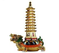 Aport Presents Vastu/Feng Shui Education/Tower On A Chinese Dragon Turtle/Tortoise for Academic Success for Home & Child's Study Table #Aport-380