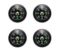 Aposous 4X Oil Filled Button Compass - Ultra Compact 20mm - Mini SAS Survival
