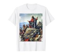 Apostle Disciple Jesus Christ Bible Value Graphic T-Shirt, Men, White, M