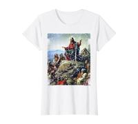 Apostle Disciple Jesus Christ Bible Value Graphic T-Shirt, Women, White, S