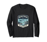 Apostle Islands Wisconsin Lake Superior Lighthouse Nature Long Sleeve T-Shirt