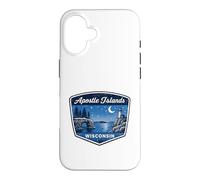 Apostle Islands Wisconsin Lighthouse Nature Scenic Travel Case for iPhone 16