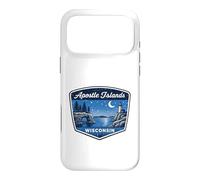 Apostle Islands Wisconsin Lighthouse Nature Scenic Travel Case for iPhone 17 Pro Max