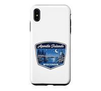 Apostle Islands Wisconsin Lighthouse Nature Scenic Travel Case for iPhone XS Max