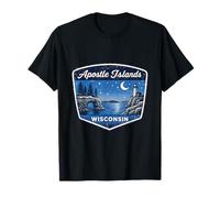 Apostle Islands Wisconsin Lighthouse Nature Scenic Travel T-Shirt