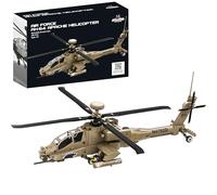 APOSTROPHE Games AH-64 Apache Helicopter Building Block Set - 259 Pieces - Ages 10+