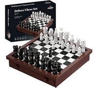 APOSTROPHE Games Building Block Deluxe Chess Set - 1,024 Pcs - Build Your own Chess Pieces & Board, Compatible with All Major Building Blocks