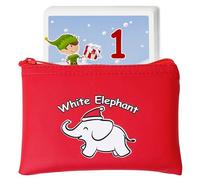 APOSTROPHE Games Rob Your Neighbor Card Set, 50 Christmas Themed Cards and Carrying Pouch, Stealing Secret Santa Game, White Elephant - Stocking fillers