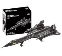 APOSTROPHE Games SR-71 Blackbird Jet Building Block Set - 184 Pcs Toys Set - Plane Toy for Kids Older Than 10 and Adults - Compatible with All Building Bricks