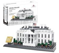APOSTROPHE Games White House Building Block Set (770 Pieces) Washington D.C. White House Famous Landmark Series Model for Kids and Adults